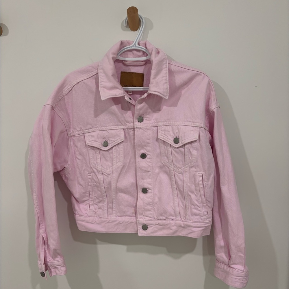 Pink Denim Jacket